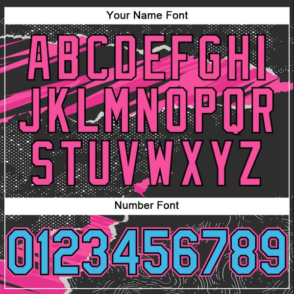 Custom Stitched Black Sky Blue-Pink 3D Pattern Design Torn Paper Style Sports Pullover Sweatshirt Hoodie - Image 4