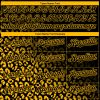 Custom Black Gold 3D Pattern Design Leopard Print Fade Fashion Authentic Baseball Jersey - Image 4