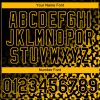 Custom Black Gold 3D Pattern Design Leopard Print Fade Fashion Authentic Baseball Jersey - Image 5
