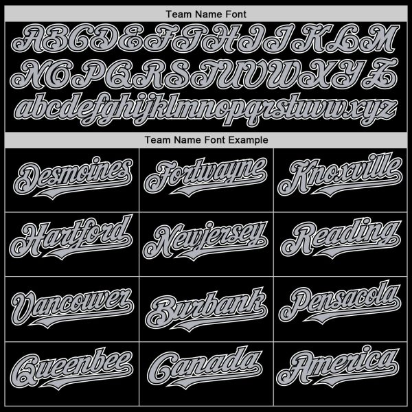 Custom Black Gray-White Mesh Authentic Throwback Baseball Jersey - Image 4