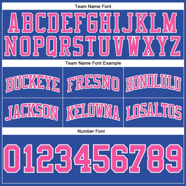 Custom Blue Pink-White Authentic Throwback Basketball Shorts - Image 3