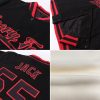 Custom Cream Orange-Royal Bomber Full-Snap Varsity Letterman Two Tone Jacket - Image 2