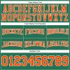 Custom Stitched Kelly Green Orange-White Football Pullover Sweatshirt Hoodie - Image 3