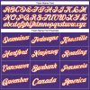 Custom Stitched Purple White-Orange Sports Pullover Sweatshirt Hoodie - Image 4