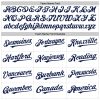 Custom White Navy Authentic Raglan Sleeves Baseball Jersey - Image 4