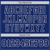 Custom Royal Navy-White Authentic Baseball Jersey - Image 5