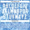 Custom Tie Dye Light Blue-White 3D Authentic Baseball Jersey - Image 5