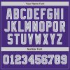 Custom Purple Gray-White Authentic Two Tone Baseball Jersey - Image 5
